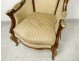 Bergère à oreilles mahogany armchair gilded bronze attr. François Linke nineteenth
