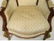 Bergère à oreilles mahogany armchair gilded bronze attr. François Linke nineteenth