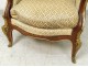 Bergère à oreilles mahogany armchair gilded bronze attr. François Linke nineteenth