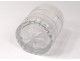 Goblet travel crystal cut leather case Boin Royal Palace Charles X XIX
