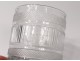 Goblet travel crystal cut leather case Boin Royal Palace Charles X XIX