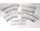 Housewife 60pc cutlery silver desserts Minerva Ravinet d&#39;Enfert 3247gr 19th