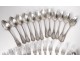 Housewife 60pc cutlery silver desserts Minerva Ravinet d&#39;Enfert 3247gr 19th