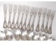 Housewife 60pc cutlery silver desserts Minerva Ravinet d&#39;Enfert 3247gr 19th