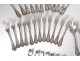 Housewife 60pc cutlery silver desserts Minerva Ravinet d&#39;Enfert 3247gr 19th