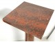 Pair columns saddles red marble cherry capitals gilded bronze nineteenth