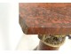 Pair columns saddles red marble cherry capitals gilded bronze nineteenth