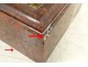 Pair columns saddles red marble cherry capitals gilded bronze nineteenth