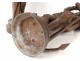 Pair large sculptures Carrier-Belleuse Columbus Anchor nineteenth century