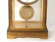 Pendulum cage brass gold bevelled glasses Paul Garnier Paris Marti nineteenth