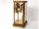Pendulum cage brass gold bevelled glasses Paul Garnier Paris Marti nineteenth