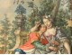 HSP table gallant scene couple bergere landscape romantic painting eighteenth