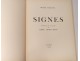 Poem Signs Roger Michael engraving René Demeurisse Paris 1958 n ° 2 twentieth