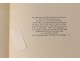 Poem Signs Roger Michael engraving René Demeurisse Paris 1958 n ° 2 twentieth