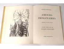 Imaginary Loves Roger Michael engravings drawing Jacques Deschamps 1968 n ° 9