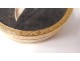 Round box miniature portrait noble man Chasselat solid gold 1809 nineteenth