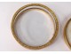 Round box miniature portrait noble man Chasselat solid gold 1809 nineteenth