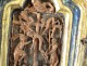 Triptych lime carved scenes Passion Christ crucifixion Germany XVII