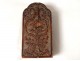 Triptych lime carved scenes Passion Christ crucifixion Germany XVII