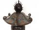 Kasuga temple bronze cloisonné enamels Lantern Japan dragons XIXth century