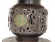 Kasuga temple bronze cloisonné enamels Lantern Japan dragons XIXth century