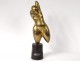 Sculpture Man Ray Herma hermaphrodite polished gilded bronze woman 13/350 XXth