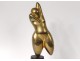 Sculpture Man Ray Herma hermaphrodite polished gilded bronze woman 13/350 XXth