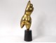 Sculpture Man Ray Herma hermaphrodite polished gilded bronze woman 13/350 XXth