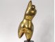 Sculpture Man Ray Herma hermaphrodite polished gilded bronze woman 13/350 XXth