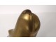 Sculpture Man Ray Herma hermaphrodite polished gilded bronze woman 13/350 XXth