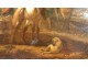 HSP painting characters riders landscape French school painting eighteenth
