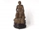 Chinese earthenware sculpture old man beggar China 17th century