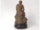 Chinese earthenware sculpture old man beggar China 17th century