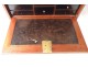 Small mahogany travel cabinet ebony drawers eighteenth century