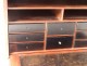 Small mahogany travel cabinet ebony drawers eighteenth century