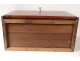 Small mahogany travel cabinet ebony drawers eighteenth century