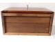 Small mahogany travel cabinet ebony drawers eighteenth century