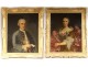 Pair HST noble portraits General Lérivint Fleury Bedane Louis Tocqué 18th