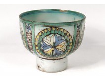 Zlafa Harira bowl faience polychrome Morocco Maghreb Fez rose window eighteenth century