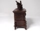 Box carved wood jewelry box Black Forest birds vine nineteenth century