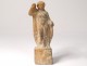 Ancient statuette terracotta woman ancient roman vestale collection