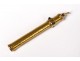 Solid gold pencil holder 18 karat small sapphires 10,33gr gold 19th century