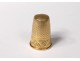 Thimble solid gold 18 carat head eagle 5.56gr gold thimble nineteenth century