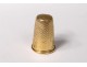 Thimble solid gold 18 carat head eagle 5.56gr gold thimble nineteenth century