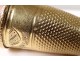 Thimble solid gold 18 carat head eagle 5.56gr gold thimble nineteenth century