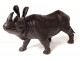 Animal rhinoceros bronze sculpture late nineteenth century