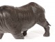 Animal rhinoceros bronze sculpture late nineteenth century