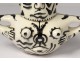 Covered pot sculpture anthropomorphic ceramic Ernst Van Leyden 1952 XXth