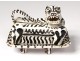 Butter dish ceramic sculpture Ernst Van Leyden animal tiger California 1952