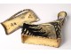 Butter dish ceramic sculpture Ernst Van Leyden bird swan California 1952